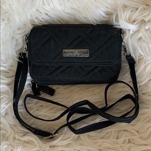 Authentic Vera Bradley Small Black All-in-one